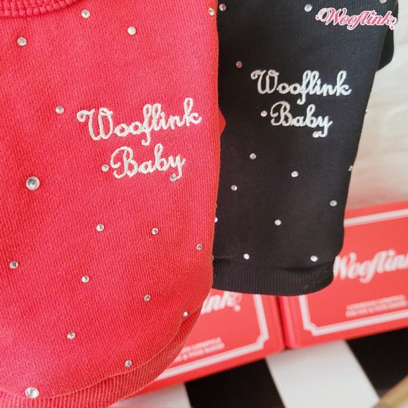 Wooflink Shine Like A Diamond Sweatshirt - BLACK SIZE 3 - Picture 3 of 6